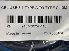 Poly 2457-30757-110 / 875H1AA Optical Cable / USB 3.1 / Type A To Type C / 10M