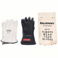 SALISBURY GK011B/10H Electrical Glove Kit: 1000V AC / 1500V DC, 10H size, 11″ L