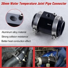 Aluminum Water Temperature Sensor Adapter 38mm 1-1/2″ Radiator Hose Size: 38mm