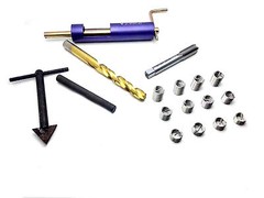 US Stock Thread Repair Kit M3 x 0.5 Drill Tap Extraction Removal Tool 12 Inserts