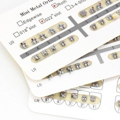 10x Dental Orthodontic Brackets Braces Monoblock Roth Edgewise MBT 018/022 Hooks