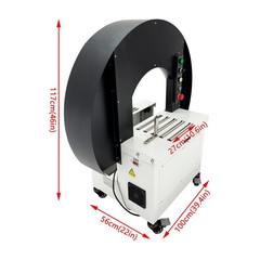Heavy-Duty 110V Semi-auto Wrapping Machine 350W Semi-automatic Stretch Film Wrap