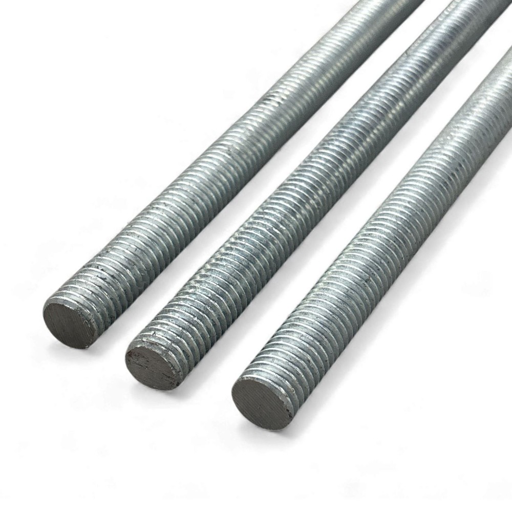 1/2″-13 TPI x 36 inches (3 Pack), Zinc Plated Steel Fully Threaded Rod