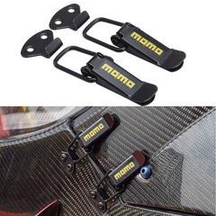 2Pcs Quick Release Car Bumper Buckles Fasteners Trunk Front Rear Fender Bumper