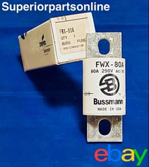 *NEW* BUSSMANN FWX-80A FUSE 80A, 250V, FWX80A 🇺🇸MADE IN USA🇺🇸