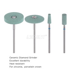 10X Dental Ceramic Diamond Bur Medium Polisher CD2123 Grinder Zirconia Porcelain