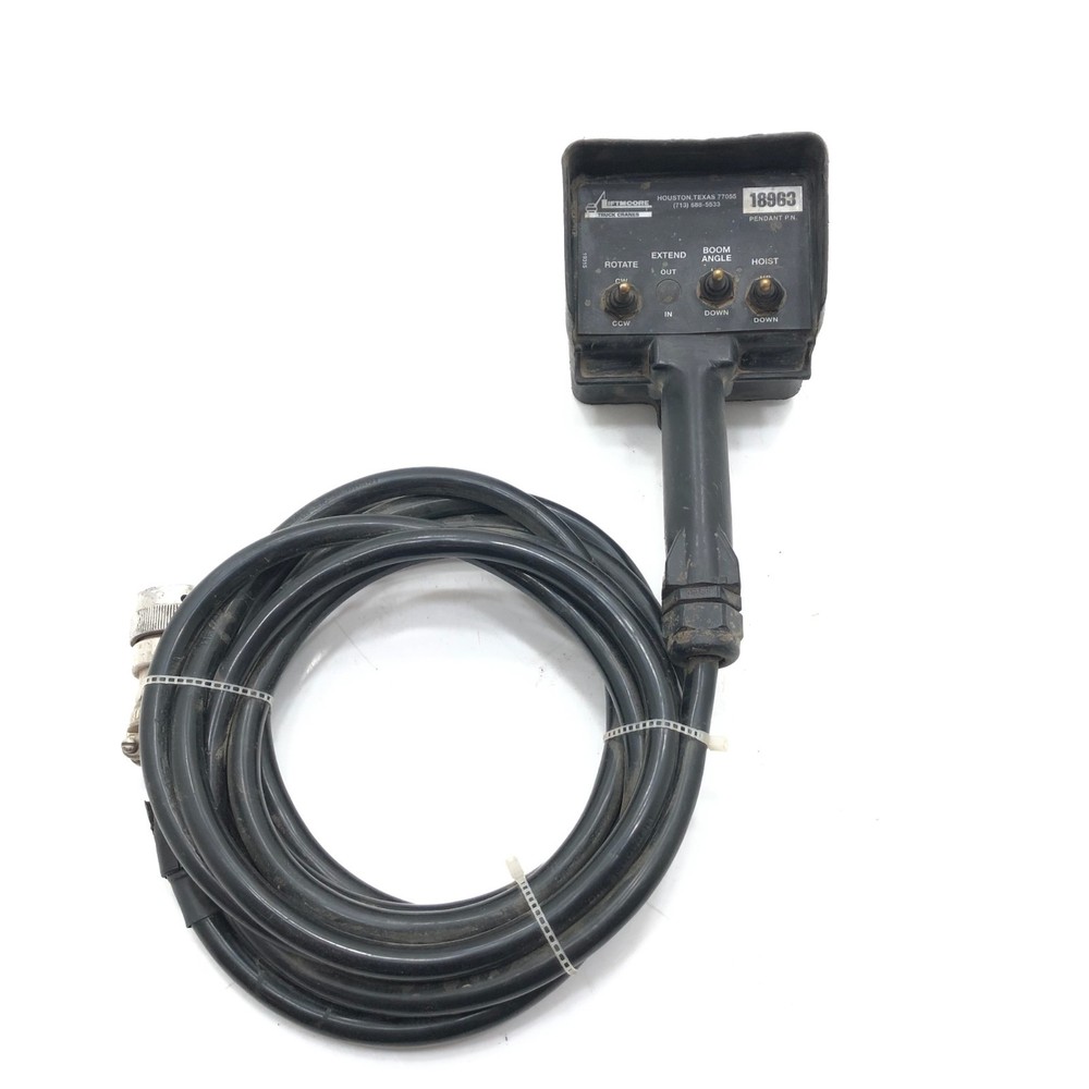 Liftmoore 18963 Wired Remote Control 3200 Electric Over Hydraulic Crane 14-Soc