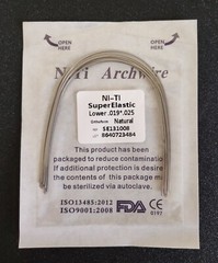 10Pcs Dental Super Elastic Niti Arch Wire Rectangular Bows Arcs Natural Form