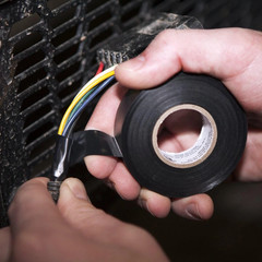 FindTape Premium Grade Electrical Tape [8 mils thick] (EL7566-AW): 3/8 in. x 66
