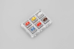 Acrylic Switch Tester 2×3 Kailh Choc Low Profile Brown White Red Dark Yellow