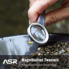 ASR Outdoor Clear Pocket Portable Travel Gold Panning Kit for Prospecting 11pc