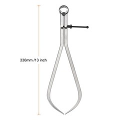 Spring Joint Caliper 12″ 300mm Adjustable Spring Outside Caliper with Solid Nut