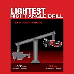 Milwaukee 2807-20 M18 Fuel Hole Hawg Cordless Right Angle Drill