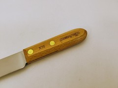 Dexter USA Wood Handle Mill Knife 4×1.25 inch Heavy Gauge Stiff Carbon Steel X70