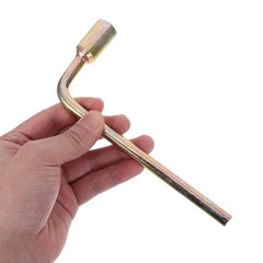 Golden Oxygen Bottle Wrench with High Compatibility and Slip Resistant Handle