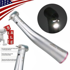 NSK Style Dental 1:5 LED Fiber Optic Contra Angle Internal Water Mini Head