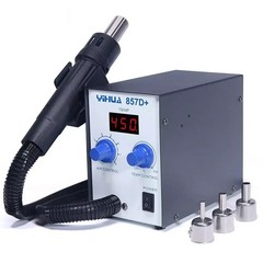 YIHUA 857D+ Hot Air Rework Station Blower Heat Station SMD BGA Desoldering Tool