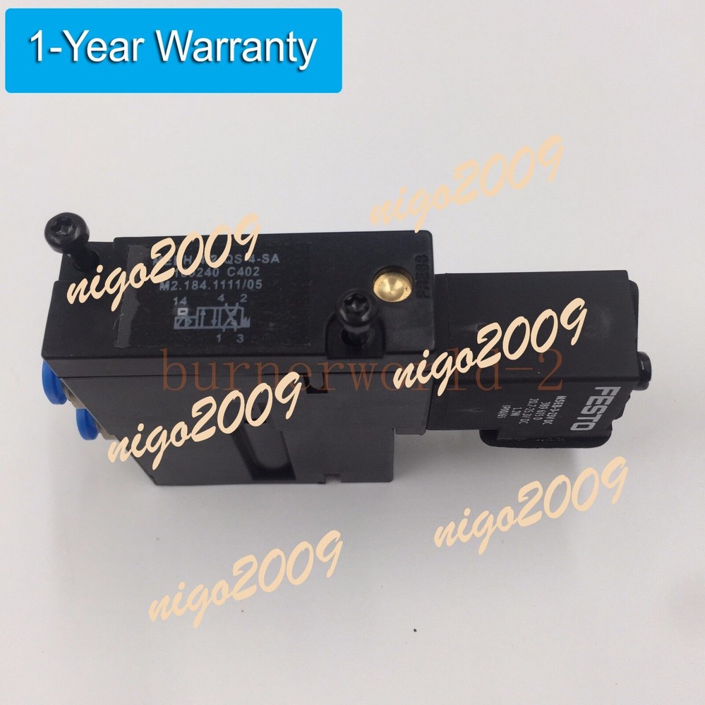 Imported Solenoid Valve FESTO 10pcs MEBH-4/2-QS-4-SA and 5pcs JMEBH-4/2-AQ-6-SA