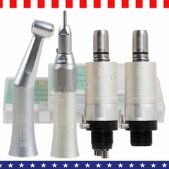 Dental Low Slow Speed Handpiece Contra Angle Straight Air Motor E-type 2/4 Holes