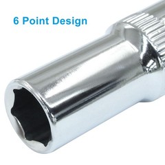 3/8 Inch Drive 10mm Shallow and Deep Socket Set 6 Point Hand Repair 4 Pcs