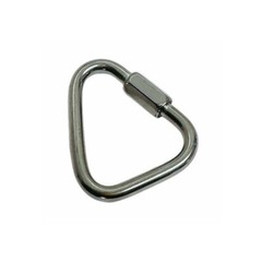 5 Pc 1/4” Marine Stainless Steel 316 Triangle Quick Link Shackle Rig Boating