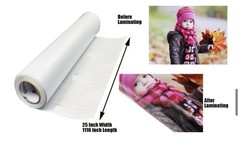 Cold Laminating Film Glossy Self-Adhesive Lamination Vinyl Roll Film 93ft x 25In