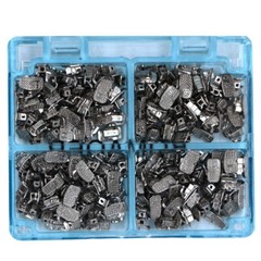 1-10 boxes Dental orthodontic 1st molar buccal tube monoblock roth 018 50 sets