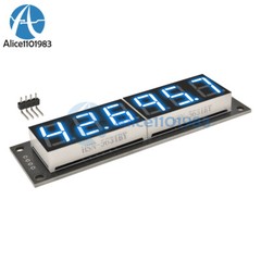 0.56″ 7-Segment 6-Digit LED Digital Display TM1637 Tube Module Yellow/Green/Blue