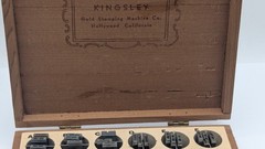 KINGSLEY HOT FOIL Stamping Print type letters Font NEWPORT MONOGRAM