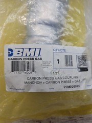 BMI Carbon Press Gas Coupling Size: 1.5″, 026845 NEW