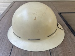 Vintage 1930s – 1940s MSA Skullgard Fiberglass Full Brim Hard Hat +FAST SHIP!