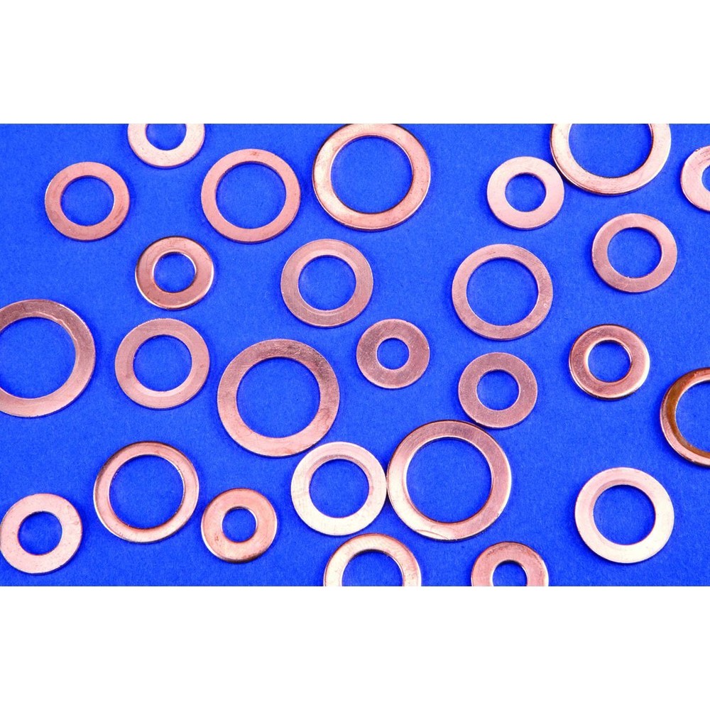 5Pk Copper Crush Washer Gasket Seal 1/4 5/16 3/8 7/16 1/2 5/8