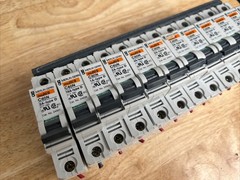 Lot of 12 Merlin Gerin Multi 9 C60N Miniature Circuit Breakers 1A 2A 4A