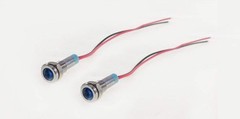 2 Pack Procraft 6mm 115v LED Indicator Lamp Blue 6ZSD.X-115-B