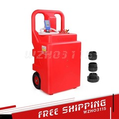 32 Gallon (120L) Portable Fuel Tank w/ Automatic Fuel Transfer Pump Auto-Stop