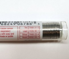 NTE Kester Electronic Silver Solder 62Sn 36Pb 2Ag 0.20 Diameter