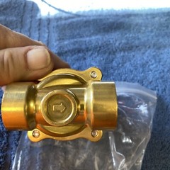 Solenoid Coil 12v DC Ace Crew Brass Normally Open Electric Valve 3/4” Great Deal