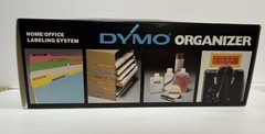Vintage Dymo Organizer 1610 Embossing Label Maker 1/4 3/8 Tape – w/Box 1996