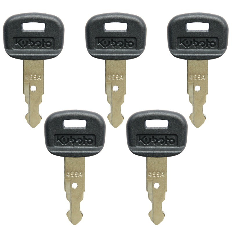 5pcs Kubota 459A Ignition Keys Mini Excavator Skid Steer Track Loader FREE SHIP