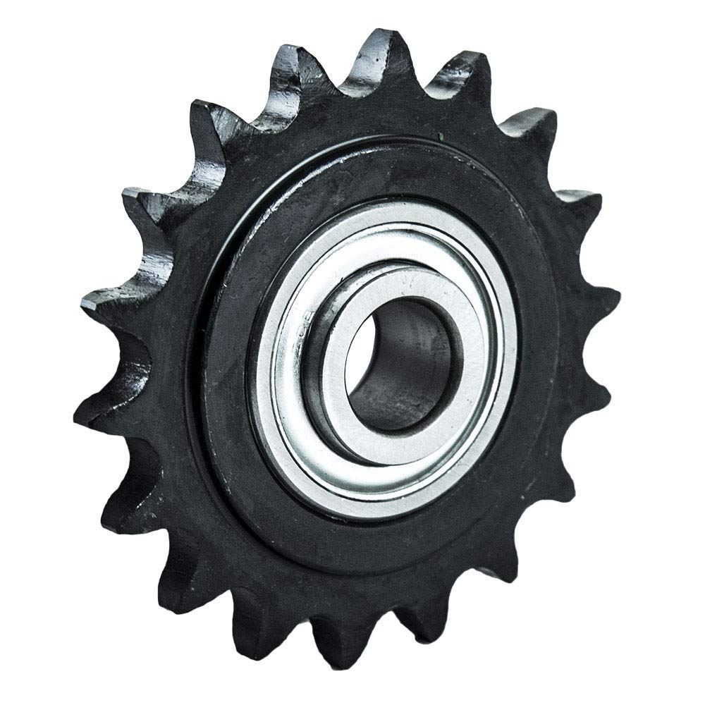 Jeremywell #40 Roller Chain Idler Sprocket 5/8″ Bore Hardened 18 Tooth