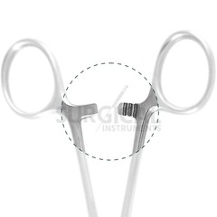 2 Pcs Set 8″ Straight + Curved Hemostat Forceps Locking Clamps German Grade