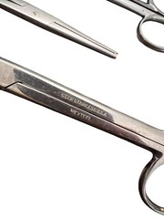 WoW~ lot 3 Surgical Scissors WECK #162 Silco Clamp Dittmer Medical grade