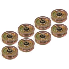 (Pack of 8) Flat Idler Pulleys for Stens 280-671, 280671 & Rotary 9376 Lawnmower