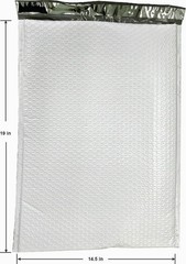 15 Pcs 14.5×19 Inch Padded Envelopes – Tear & Water Resistant Bubble Mailers