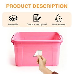 300 Pcs 2×3 Inch Blank Removable Freezer Labels, 2×3 inches, Bright