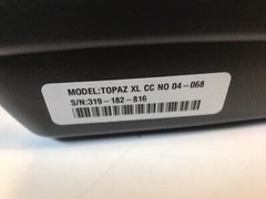 Verifone Topaz XL CC NO 04-068, POWERS ON, UNTESTED OFFERS WELCOME!