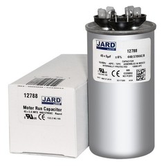 45 + 5 x 440/370 VAC Round Dual Run Capacitor by JARD # 12788
