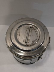 Vintage Industrial Medical Sterilizer Drum – Antique Surgical Autoclave Canister