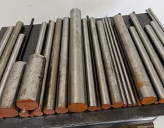 52100 Alloy Steel Round Bars – CD & HR – 31 PCS – 35.85 LBS – Machining Lot