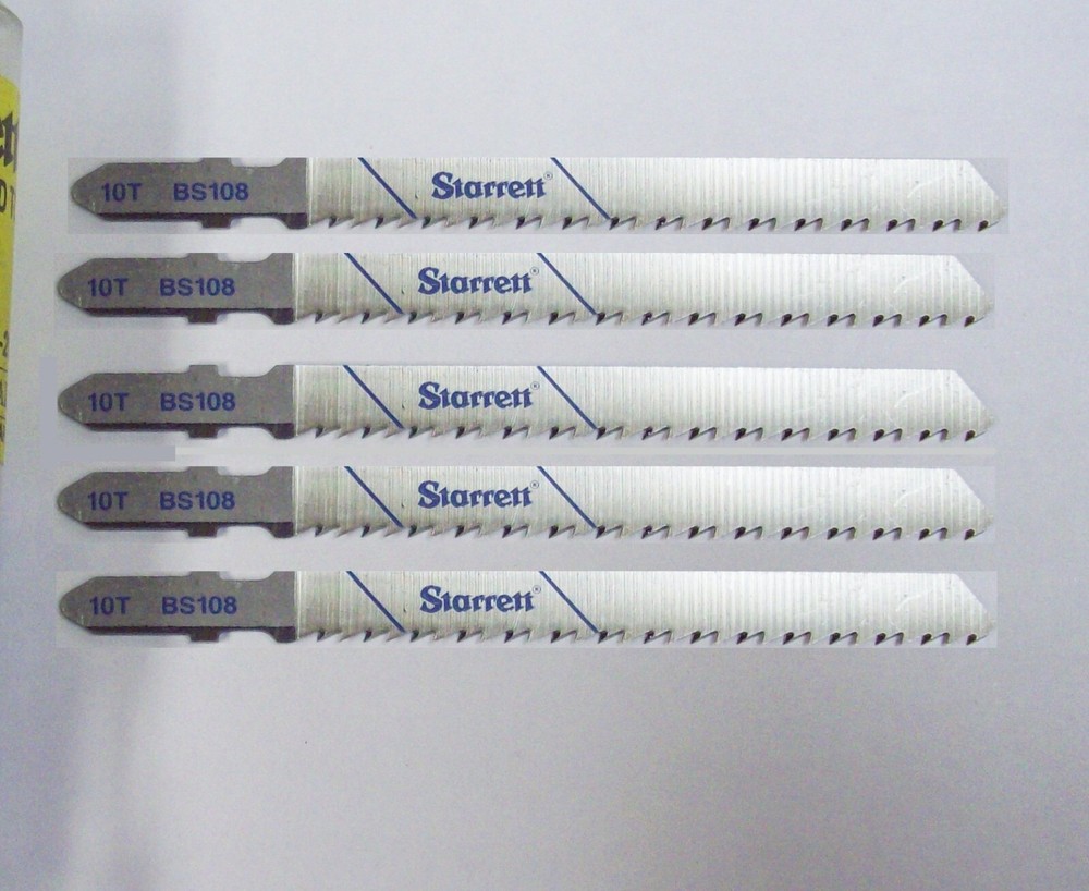 4″ Jig Saw Blade 10 TPI, Bosch Shank, BS108-5, BULK, 5 blades